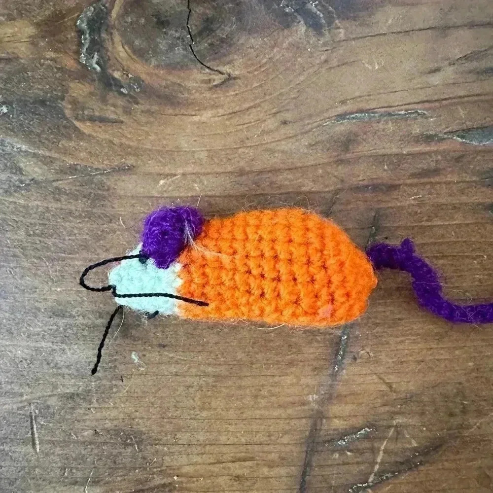 Grey Cat Toy Mouse NWOT - Picture 4 of 9